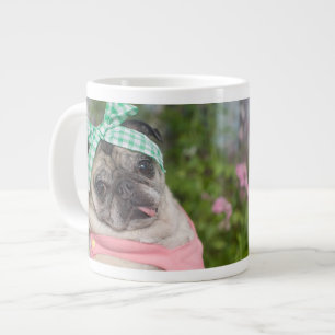 Jumbo or Espresso size Be-YOU-tiful Pug Mug