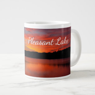 Jumbo Pleasant Lake Sunset Photo Mug