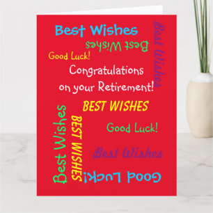 JUMBO Retirement Congratulations from All of Us Card