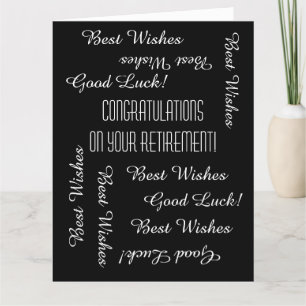 JUMBO Retirement Congratulations from All of Us Card