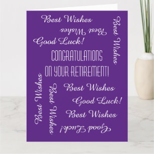 JUMBO Retirement Congratulations from All of Us Card