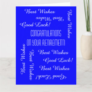 JUMBO Retirement Congratulations from All of Us Card