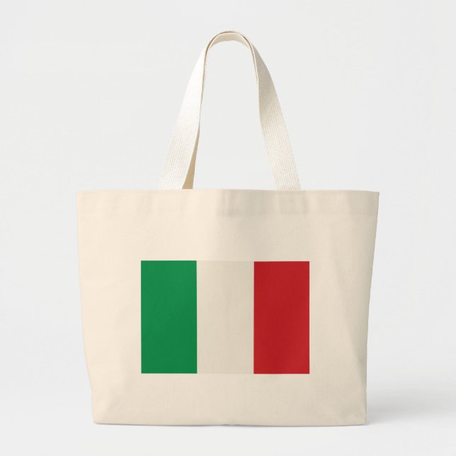 Jumbo shopping bag Italy flag (Front)