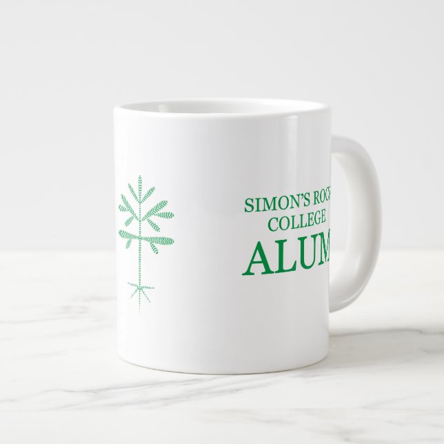 Jumbo "SRC Alum" Mug with Green Sapling (Front Right)