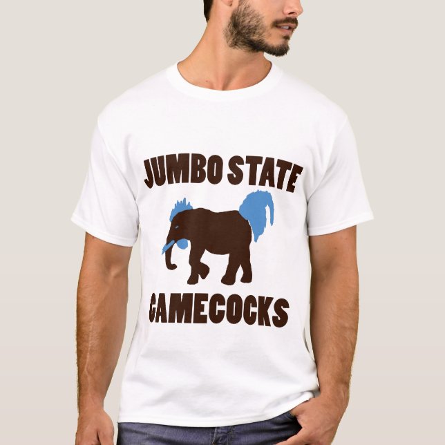 Jumbo State Gamecocks Slogan Shirt (Front)