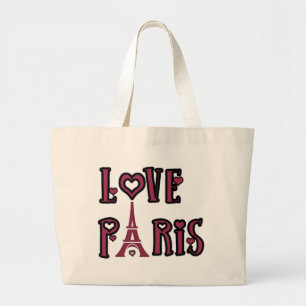 Jumbo Tote - Love Paris