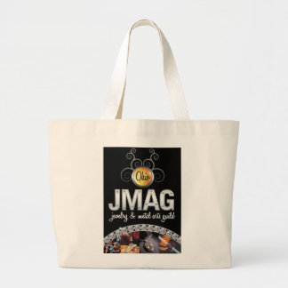 Jumbo Tote with the black OJMAG logo