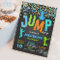 Jump Birthday Invitation Jump Trampoline Party