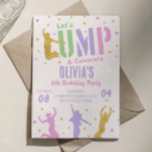 Jump Birthday Party Invitation Trampoline Park<br><div class="desc">Our jump birthday invitation is the perfect way to invite friends and family to your party. The design features a bounce theme, with plenty of space for all the important details such as the date, time, and location of the party. Perfect for any age, gender and theme of the party,...</div>