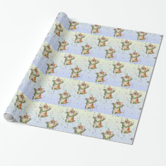 Jump for Joy Corgi Wrapping Paper