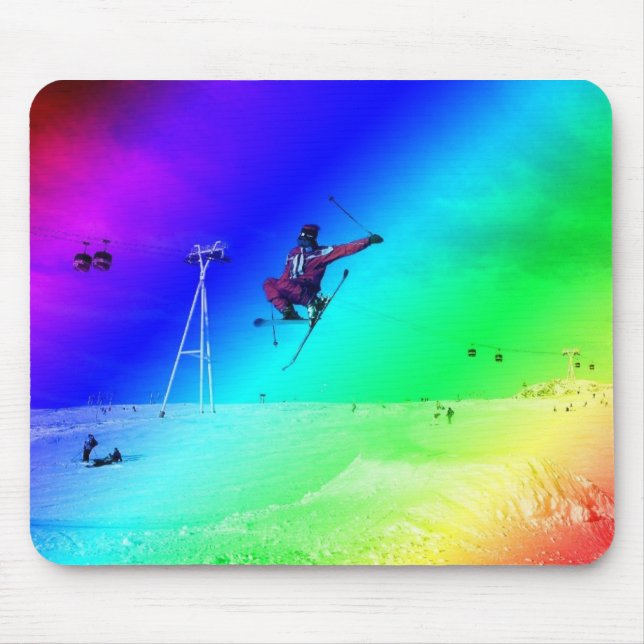 Jump in the Mountain Mouse Mat (Front)