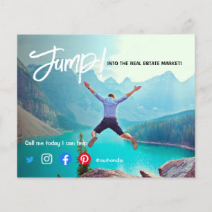 jump into the real estate market selling homes pos flyer