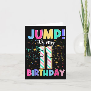 Jump Its My 11th Birthday Jumper 11 Years Old Jump Card