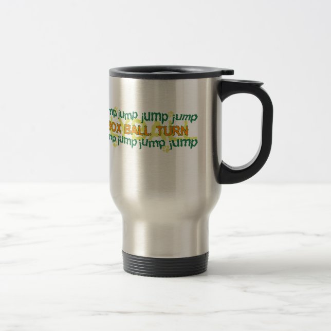 Jump Jump Flyball Travel Mug (Right)