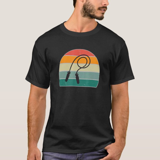 Jump Rope And Jumping Rope Fitness Exercise Men Wo T-Shirt (Front)