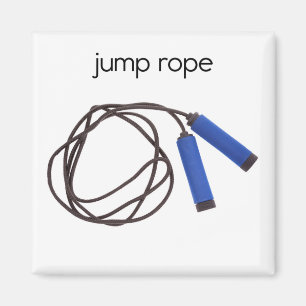 Jump Rope Refrigerator Magnet