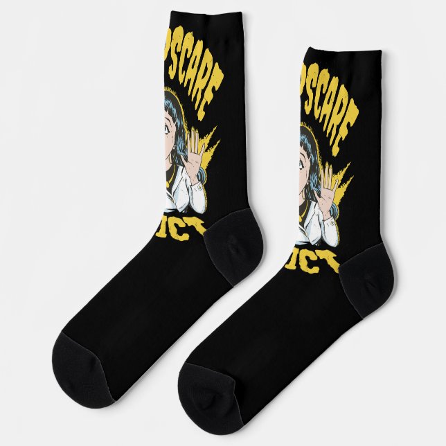 Jump Scare Addict Socks (Left)