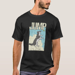 Jump Sheepdog Border Collie Premium T-Shirt