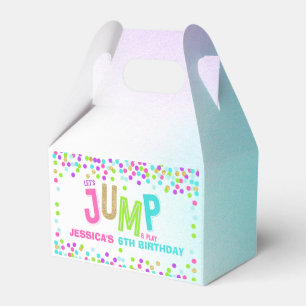 Jump Trampoline Birthday Party Supplies Decor Favour Box