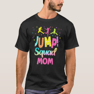 Jump Trampoline Party Mommy Matching Bounce Garden T-Shirt