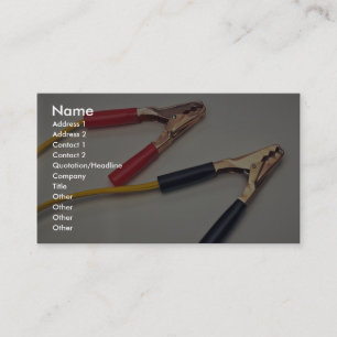 Jumper cables business card