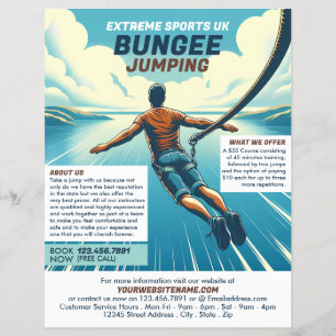 Jumper Design - Bungee Jumping Course Advertising Flyer