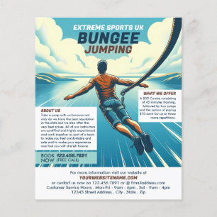 Jumper Design - Bungee Jumping Course Advertising Flyer