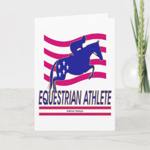 Jumper Equestrian Athlete Card