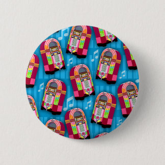 Jumpin Neon Jukebox Pattern 6 Cm Round Badge
