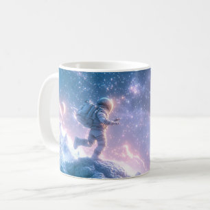 Jumping Astronaut Coffee Mug