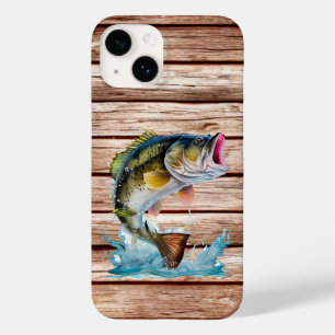 Jumping Bass Barn Wood Case-Mate iPhone 14 Case