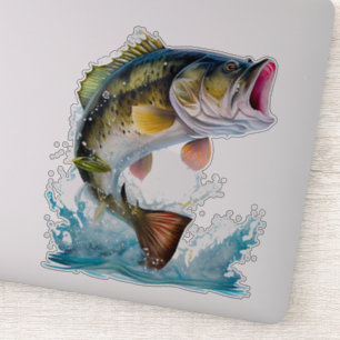 Jumping Bass Gone Fishing