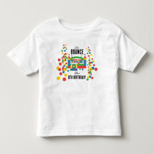 Jumping Bouncy Castle Kids Bounce Birthday Party Toddler T-Shirt
