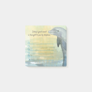 Jumping Dolphin Custom Office Organise Your Day Post-it Notes
