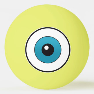 Jumping eye ping pong ball