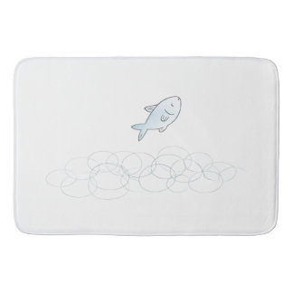 Jumping Fish Bath Mat