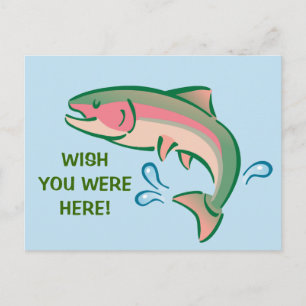 Jumping Fish Postcard