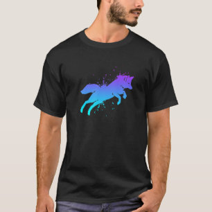 Jumping fox hunter fox hunting kitsune T-Shirt