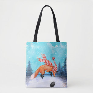 Jumping Fox Tote Bag