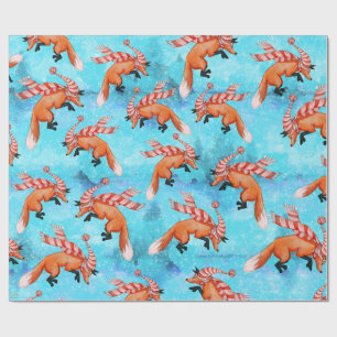 Jumping Fox Wrapping Paper