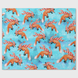 Jumping Fox Wrapping Paper