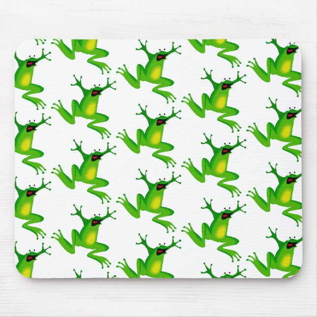 Jumping Frogs Mouse Mat (Front)