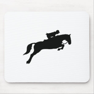 Jumping Galloping Running Horse  Mouse Mat