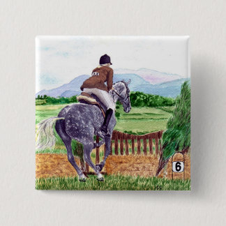 Jumping Horse Button
