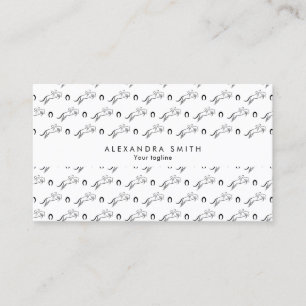 Jumping Horse   Horseback Riding   Horse Trainer Business Card