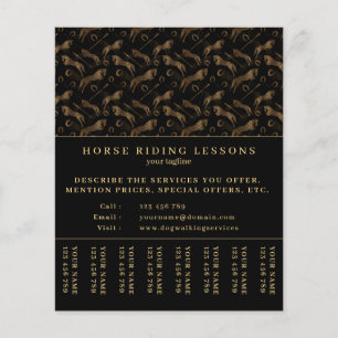 Jumping Horse   Horseback Riding   Horse Trainer Flyer