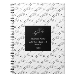 Jumping Horse Horseback Riding Horse Trainer Notebook
