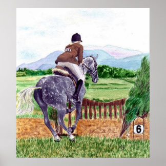 Jumping Horse Print