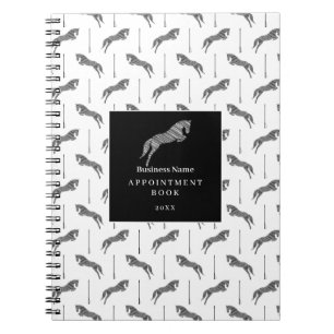 Jumping Horse Scribble Horse Horse Trainer Notebook