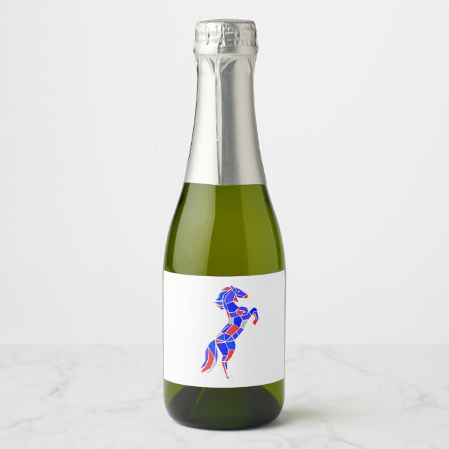 Jumping Horse Sparkling Wine Label (Front)